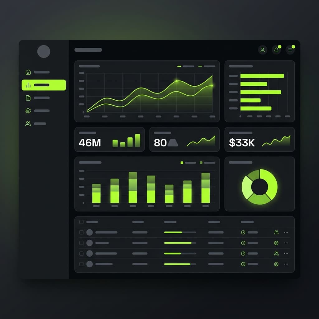 SaaS Dashboard Şablonu